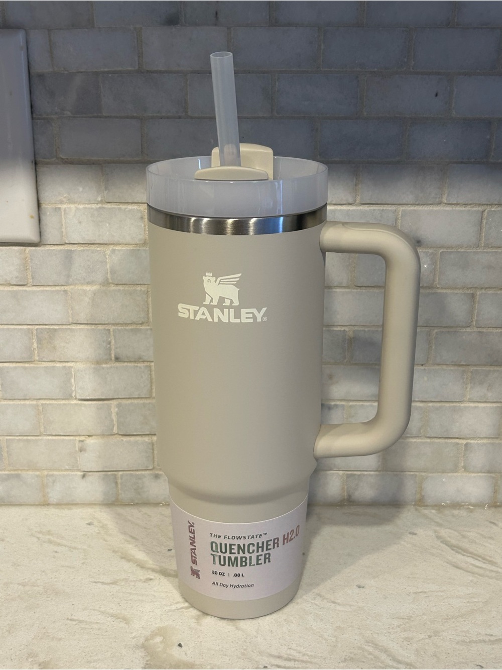 Stanley The Quencher Tumbler 30oz in Toasted Almond